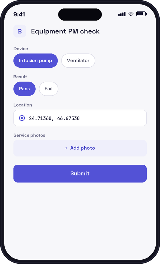 A micro app built with EasyBind