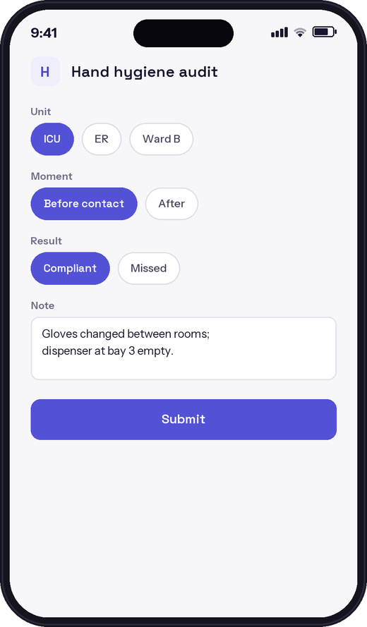 A micro app built with EasyBind